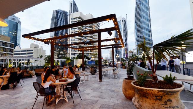 The Island rooftop bar in Surfers Paradise.