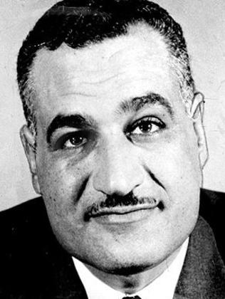 Egyptian president Gamal Abdel Nasser in August 28, 1956.