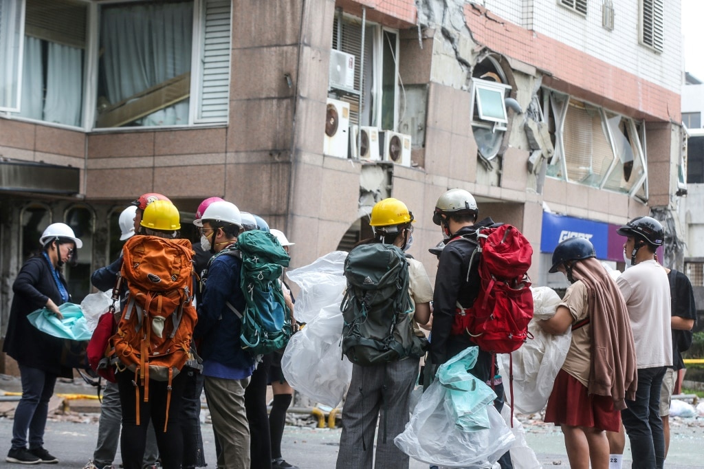 Taiwan Hit By Dozens Of Strong Aftershocks From Deadly Quake The Courier Mail 