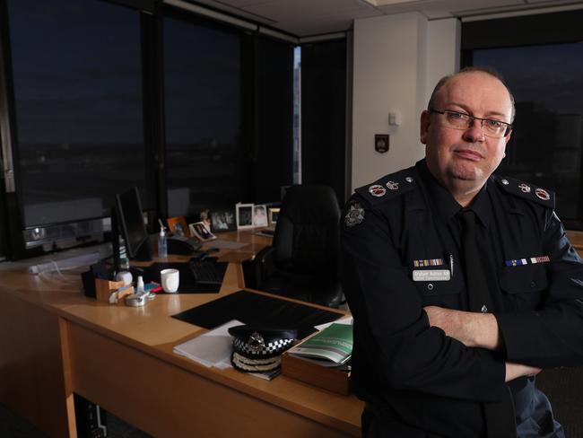 Victoria Police Chief Commissioner Graham Ashton. Picture: Alex Coppel