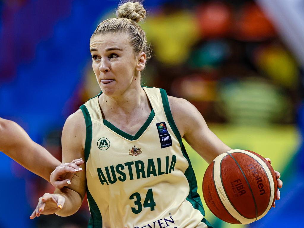 Steph Reid is pushing to make her Olympics debut in Paris. Picture: FIBA