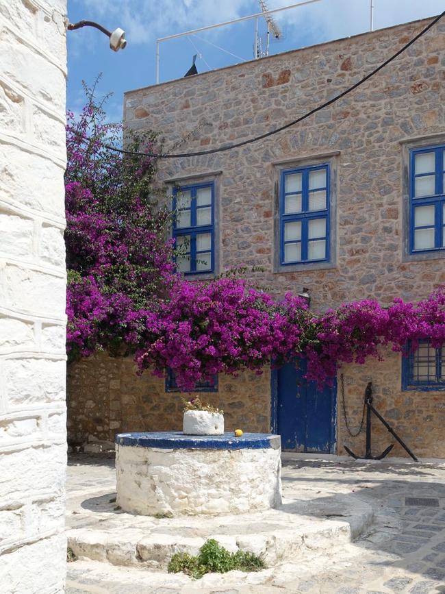 The "Australia House" at Hydra, once home to Charmian Clift and George Johnston, picture courtesy Nadia Wheatley, who visited last year.