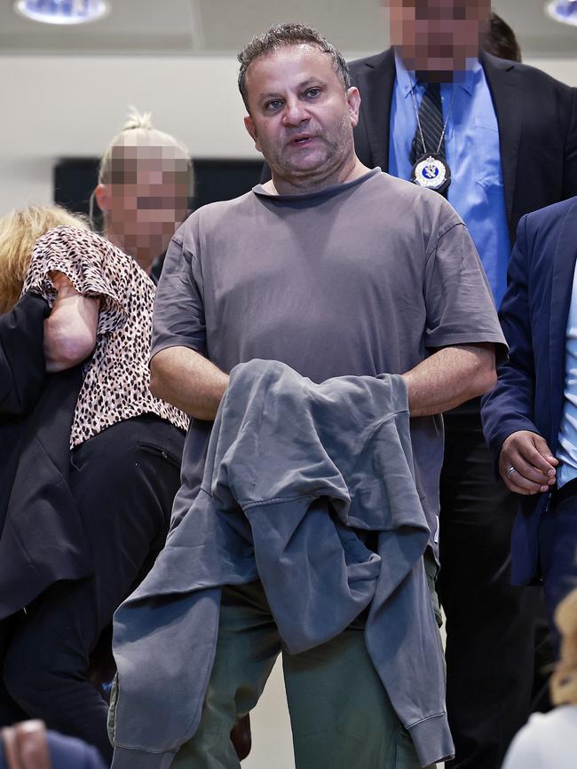 Eddie Hayson at Sydney Airport in February. Picture: Sam Ruttyn