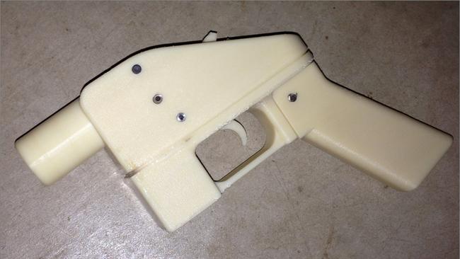 Caption: A gun made on a 3D printer Liberator 3-D