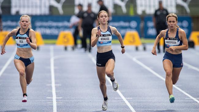 NSW athlete Grace Krause from Temora takes the silver ahead of Holly Rae from NSW who won bronze. Gold was won by Zara Hagan from Queensland.