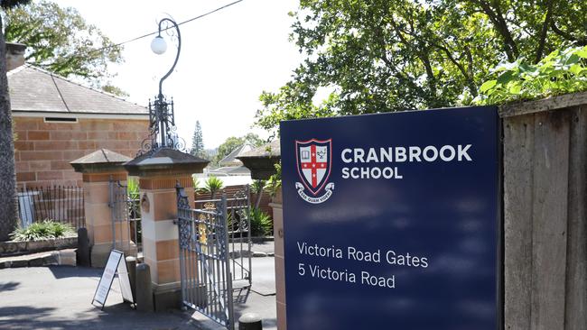 Cranbrook School in Bellevue Hill was forced to set up a reporting line to handle staff complaints in 2024. Picture: Richard Dobson