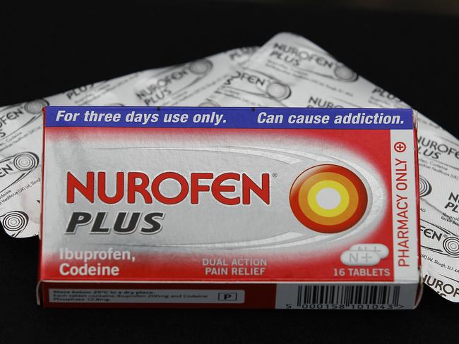 The journalist easily obtained Nurofen Plus from a doctor with a complaint about back pain. Picture: AP