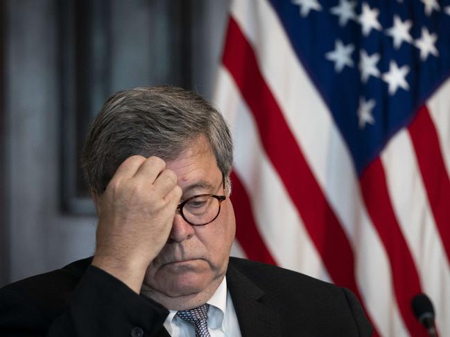 Attorney-General William Barr. Picture: AFP.