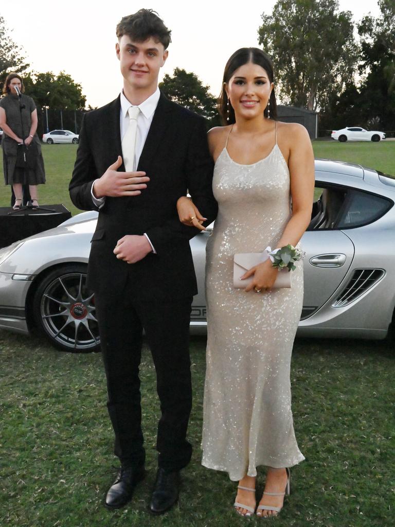 Joseph Morrison and Adi Verma at the 2024 Rockhampton Grammar School formal.