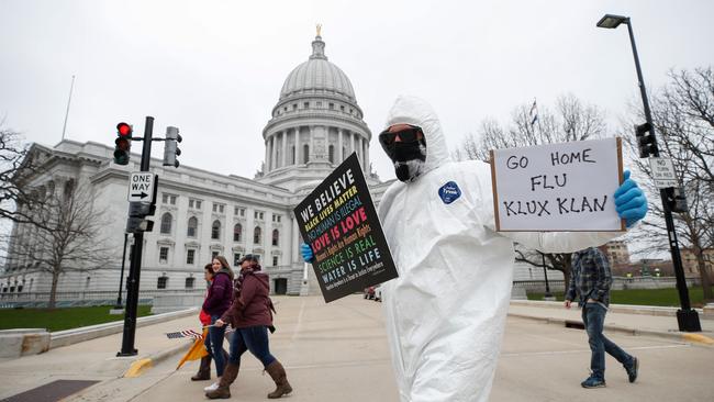 There have been 434 COVID-19 deaths in the state of Wisconsin. Picture: Kamil Krzaczynski/AFP