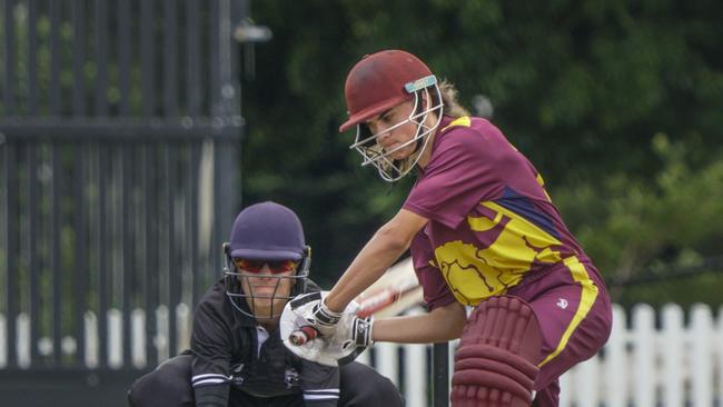 Austin Fardell batting for Fitzroy Doncaster. Picture: Valeriu Campan