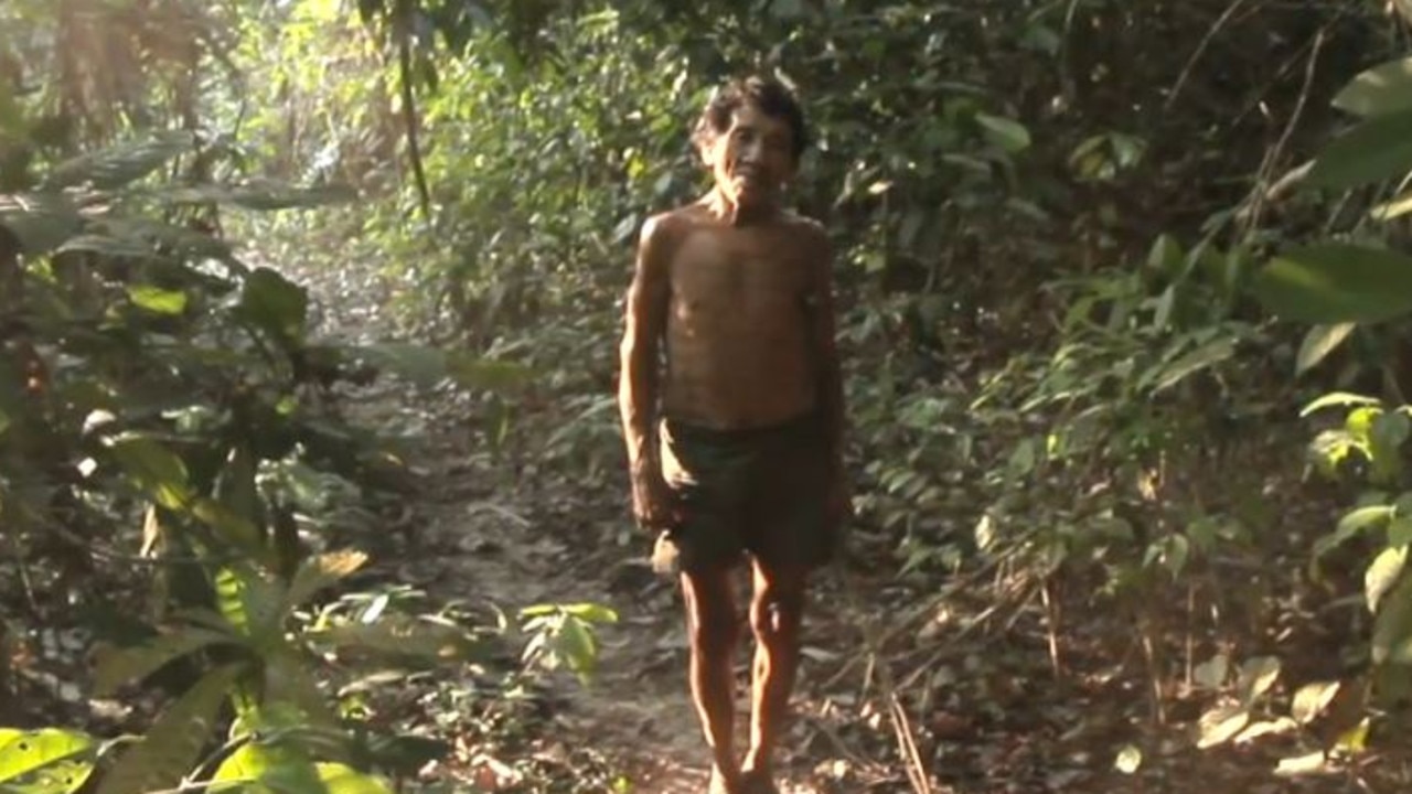 A member of the Awa tribe in the Amazon.