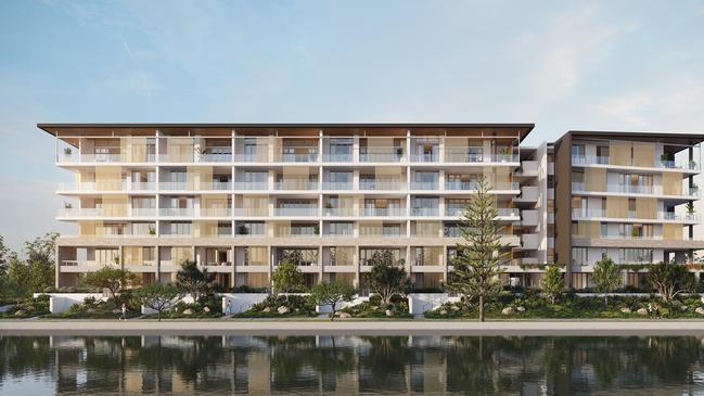 The Comino waterfront apartments on the Sunshine Coast. Source: Supplied