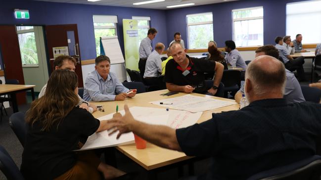 Discussions at the Energy Futures Summit at Central Queensland University Gladstone on April 22, 2021. Picture: contributed