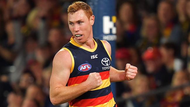 Tom Lynch will lead Adelaide against Carlton. Picture: Daniel Kalisz/Getty Images