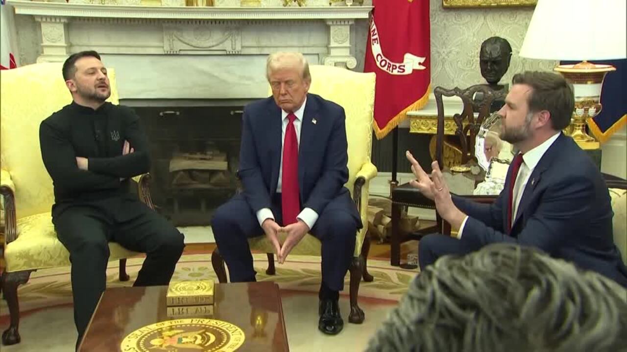 Trump and Zelenskiy shouting match at White House ends with no deal