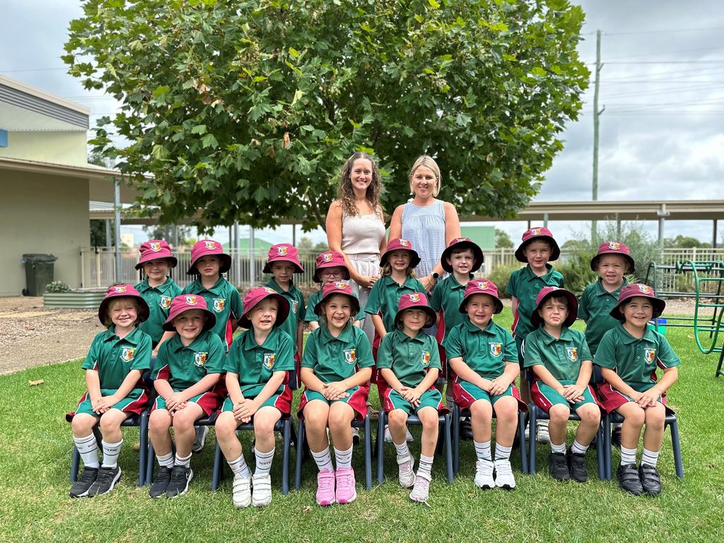 Scots PGC Prep class Front Row (L-R): Ivy, Hudson, Braith, Charlotte, Tameka, Addisyn, Oliver, Evie Second Row: Olivia, Tyler, Bertie, Lulu, Lara, Samuel, Rigby, Rose Teaching Staff: Ms Maxine Woodbridge (Teacher) Mrs Kate Hutchison (Education Assistant)