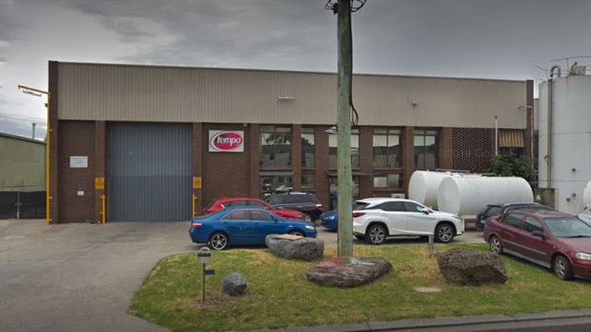 Esri Lederberger, 68, fell from a storage rack at his Mordialloc dairy warehouse in 2019. A coroner has found he contributed to his own death. Picture: Google