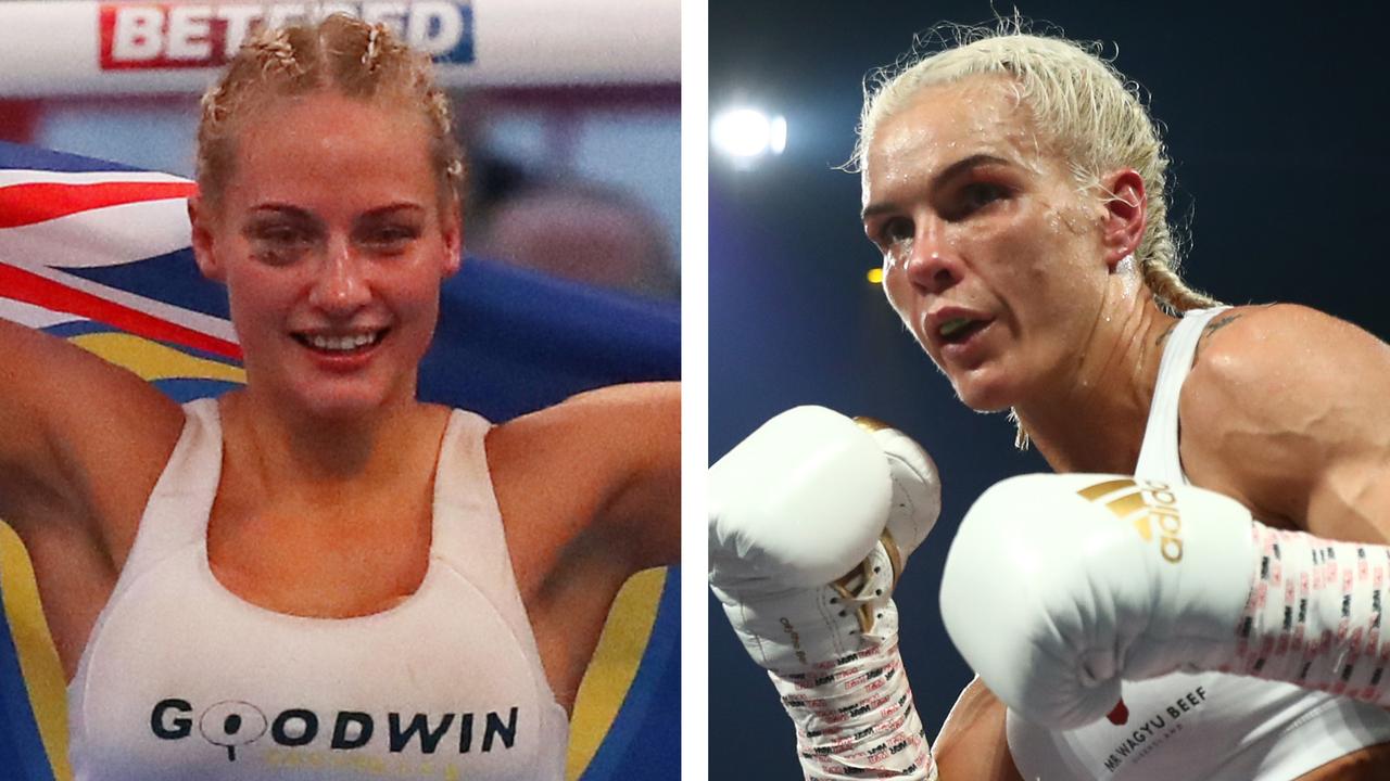 Ebanie Bridges must defend her IBF title against fellow Aussie Shannon O'Connell. Picture: Getty