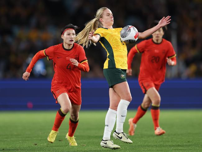 Young Matilda Kaitlyn Torpey chose to join the NWSL over staying in the ALW. Picture: Getty Images