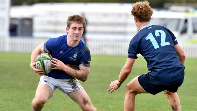 Churchie player Charlie Johnstone . Picture, John Gass