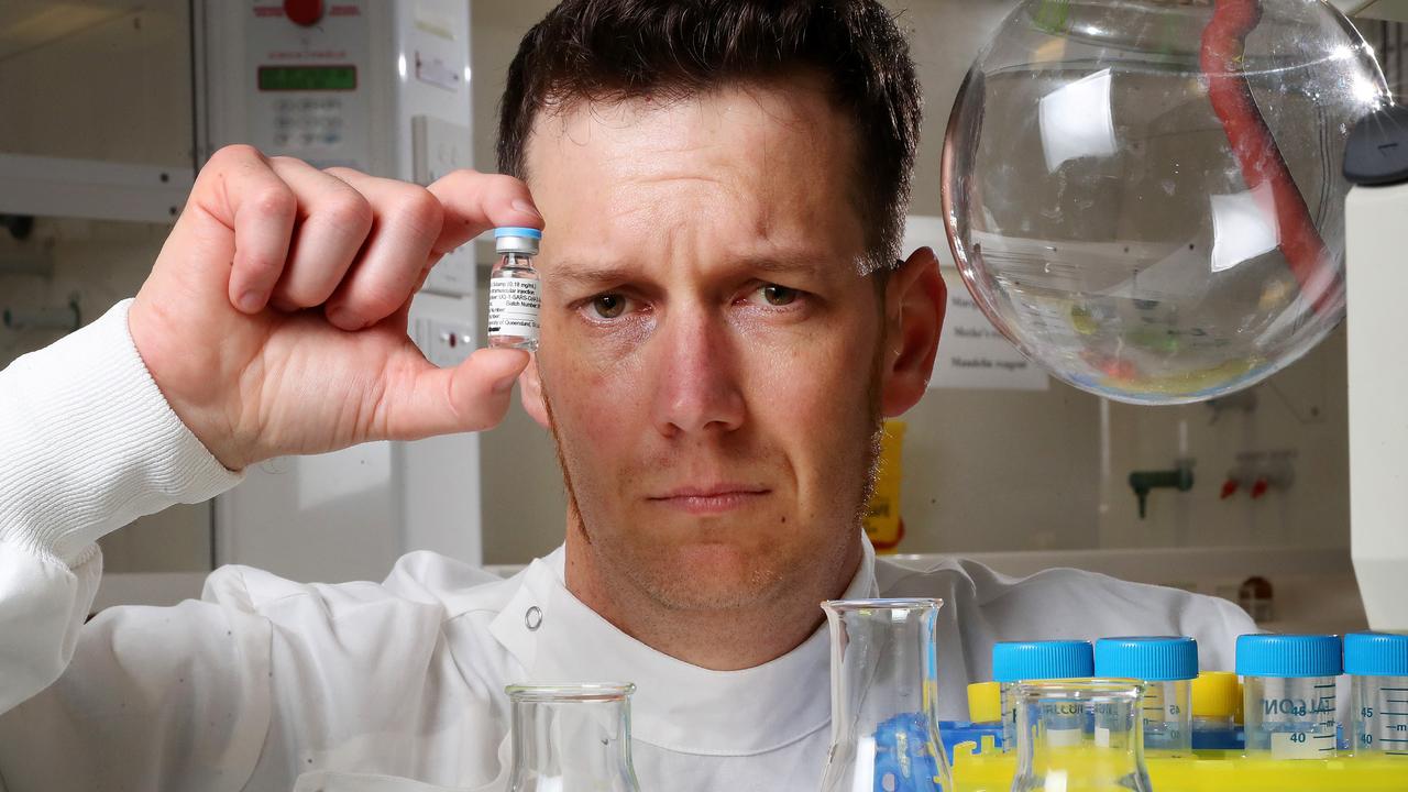 Associate Professor Keith Chappell, inventor of UQ’s Molecular Clamp technology used to develop the uni's COVID vaccine. Photographer: Liam Kidston