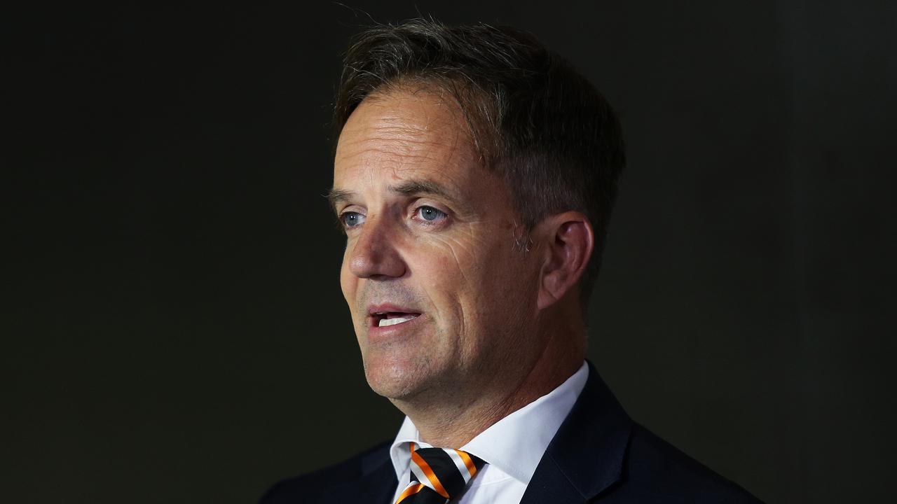 Wests Tigers CEO Justin Pascoe has been in charge since 2015. Picture: Brett Costello