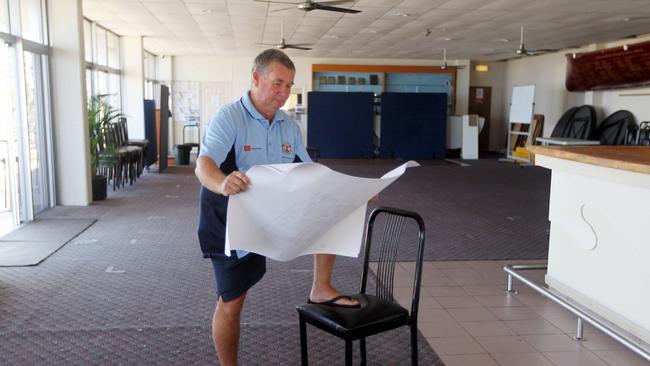 Surfers Paradise Surf Lifesaving Club President Danny Jones overseeing the 2011 club redevelopment.