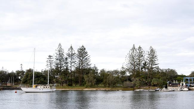 Land between Mariner's Cove and the Southport Yacht Club in Southport. Picture: Jerad Williams