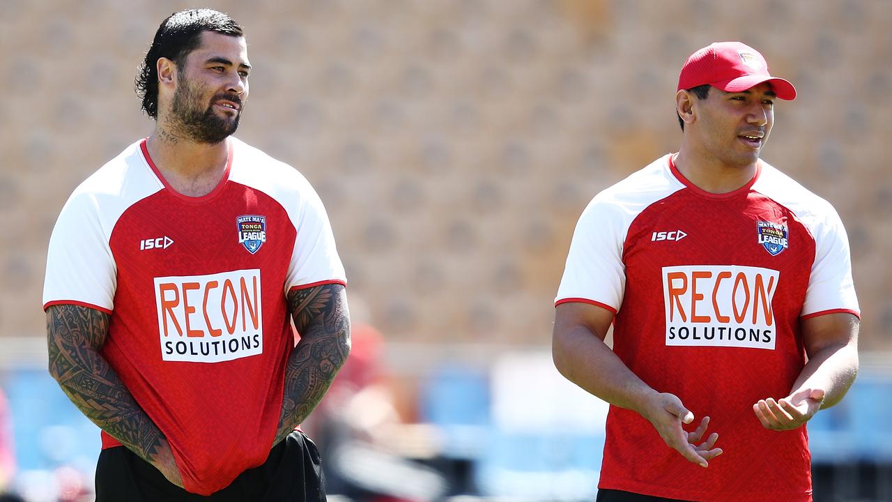 Andrew Fifita and Jason Taumalolo will lead a Tonga side coached by Kristian Woolf against Great Britain.