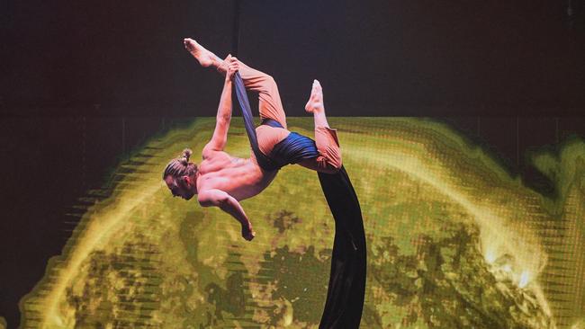 Brisbane circus group Circa Tubular Bells premiered a new show at London's Royal Festival Hall. Picture: Manuel Harlan