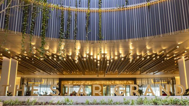 The opening of the Star Grand and Queen's Wharf precinct in Brisbane last month. Picture: Richard Walker