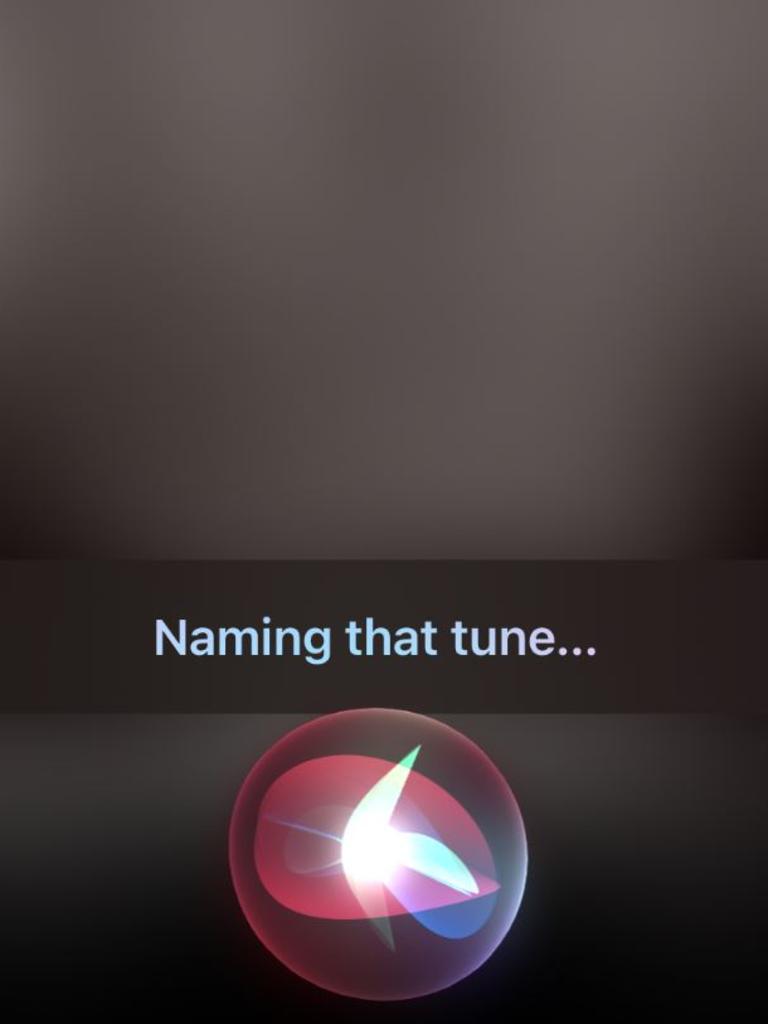 You can ask Siri to name a song.