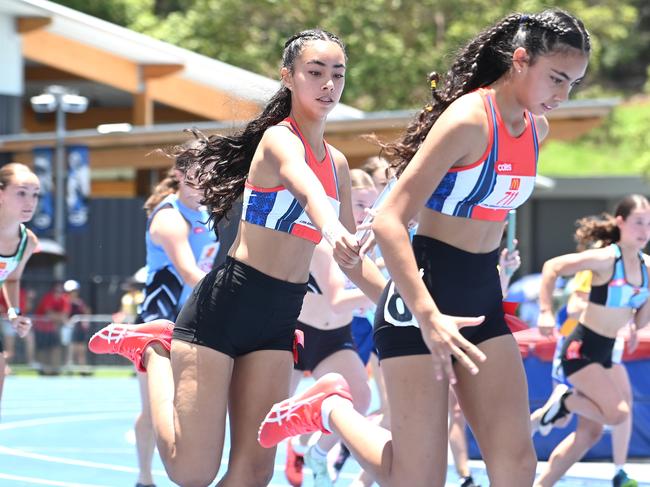 Queensland Little Athletics State Relay Championships. Saturday December 2, 2023. Picture, John Gass