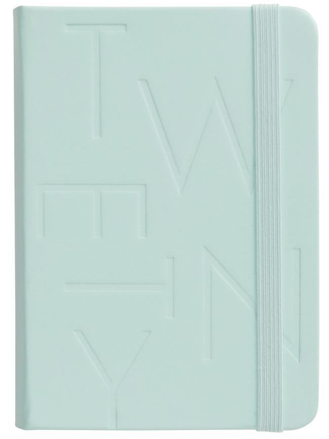 Kikki. K 2020 A6 Bonded leather Daily Diary (mint). Picture: Supplied