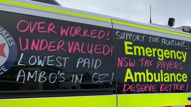 NSW ambos are preparing for industrial action on May 18. Picture: Supplied.