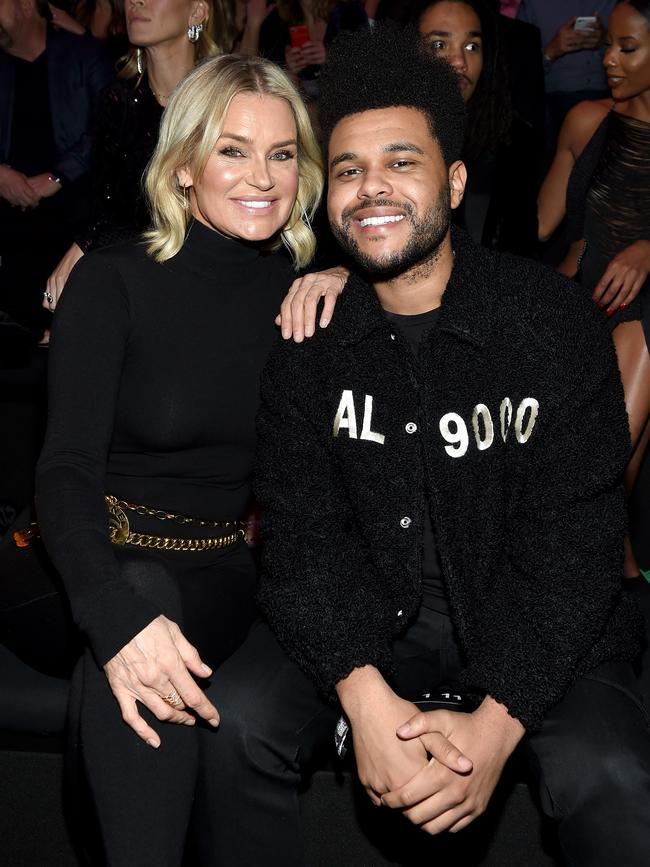 Yolanda Hadid and The Weeknd. Picture: Getty