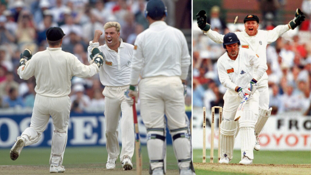 Warnie and the famous Gatting ball.