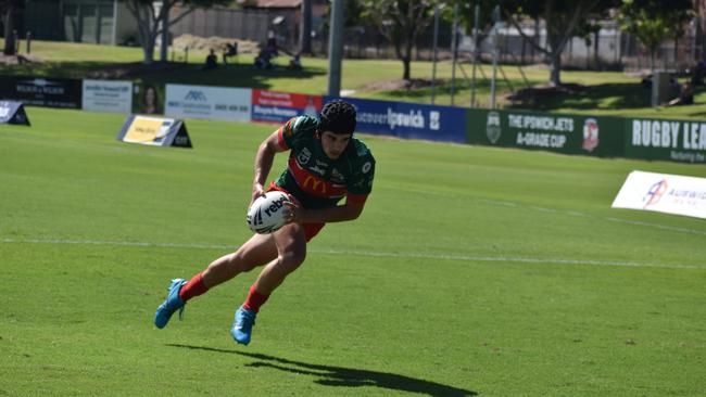 Meninga Cup semi-final action between the Redcliffe Dolphins and Wynnum-Manly Seagulls. Saturday April 15, 2023.