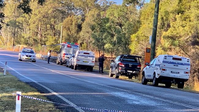 Police were called to Cockle Creek, Killingworth, after members of the public saw an item wrapped in plastic floating in the water.