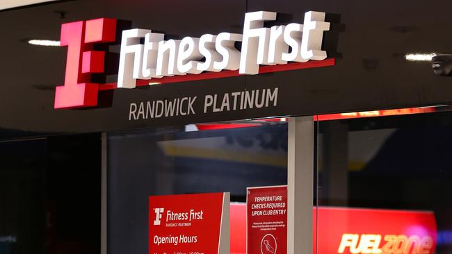 Anyone who attended Randwick Fitness First from August 23 to September 1 have been advised to get a COVID test. Picture: Daily Telegraph / Gaye Gerard