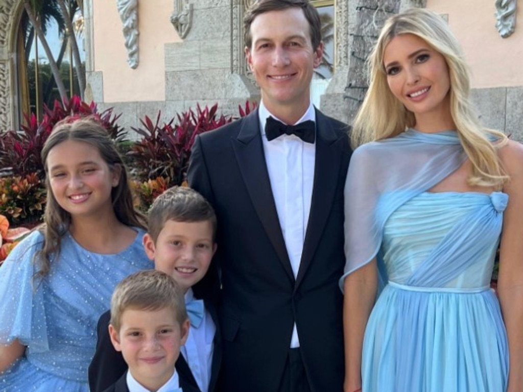 Ivanka Trump and her family at her sister’s wedding. Picture: Instagram / Ivanka Trump