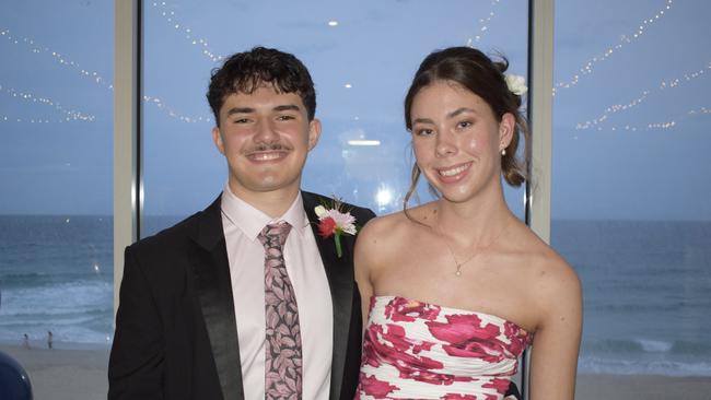 Callum and Georgina at the Caloundra City Private School formal 2024.