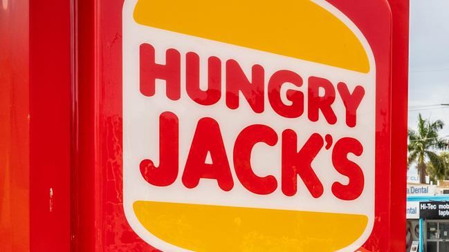 A woman has died after she was hit by a car outside an Adelaide Hungry Jack’s. Picture: NewsWire / Sarah Marshall