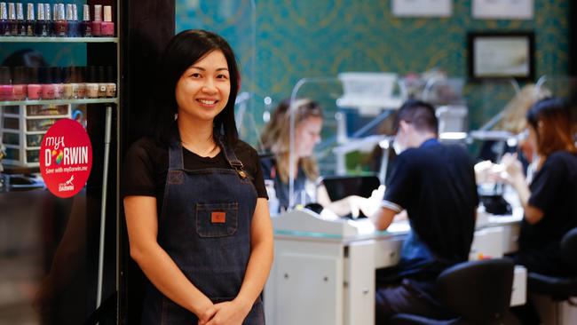 Nguyet Vu says the voucher initiative has helped her businesses. Picture: Glenn Campbell