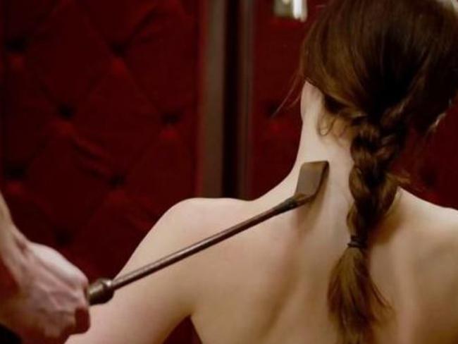 Kinky ... Christian Grey introduces Anastasia Steele to bondage and other alternative pursuits. Picture: Supplies