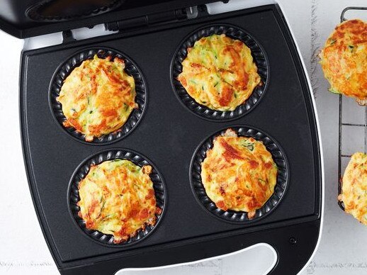 Zucchini slice muffins.