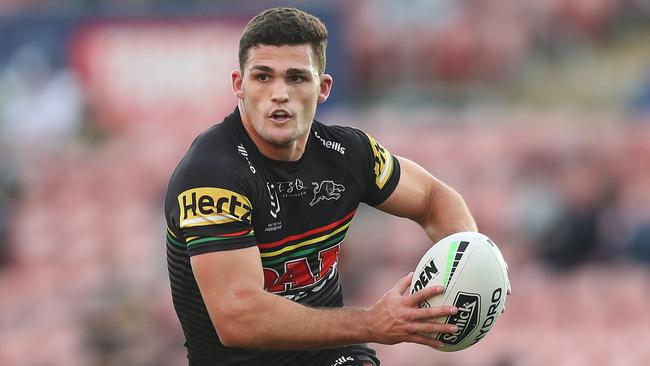 Nathan Cleary is having a stunning season on the field. Picture: Brett Costello