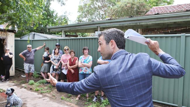 Saturday auction coverage. A derelict house at 51 Prospect St, Erskinville NSW. Photo: Bob Barker.