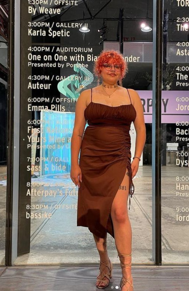 Meissa Mason, a TikTok star, has shared her own experience of getting a breast reduction. Picture: Instagram/meissamason